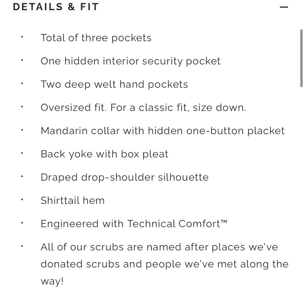 Figs Rafaela Oversized Scrub Top - Picture 5 of 5